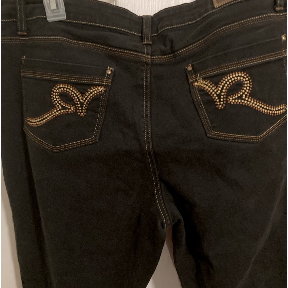 Ladies bootcut size 22 Rocawear jeans NWOT inseam 32  dark blue